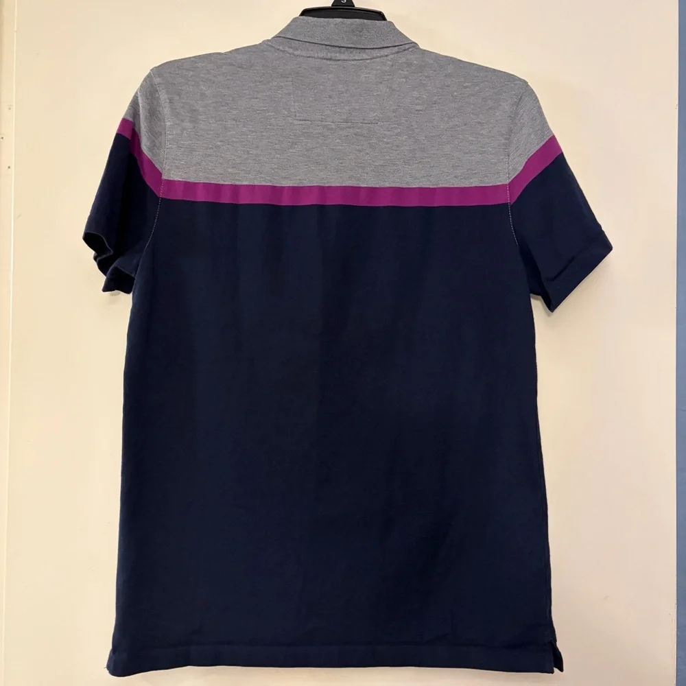 3 for 25! Banana Republic Men’s Navy, Gray,‎ and Purple Polo Shirt, size small